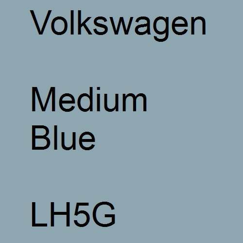 Volkswagen, Medium Blue, LH5G.